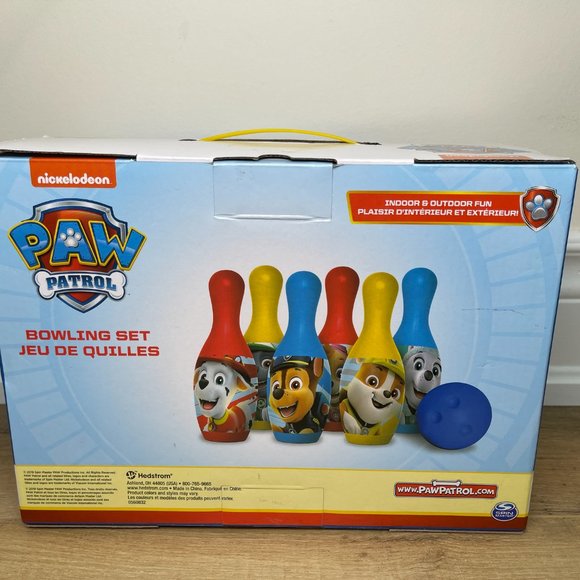 Paw Patrol Bowling Set Toys - Picture 3 of 4